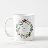 最も愛されるシスターの花冠 コーヒーマグカップ (左)