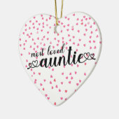 最も愛される叔母 セラミックオーナメント (左)