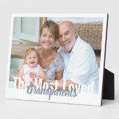 最も愛される祖父母の編集可能フォトプラーク フォトプラーク (側面)