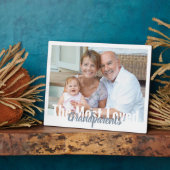 最も愛される祖父母の編集可能フォトプラーク フォトプラーク (側面)