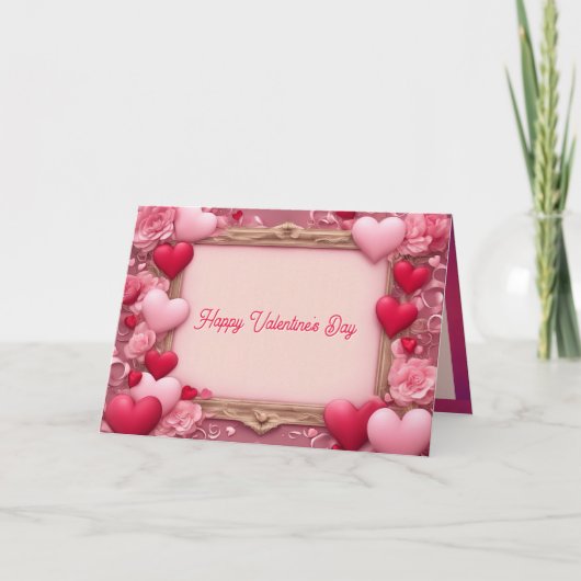 最も愛しい彼女へのバレンタインカード シーズンカード (正面)