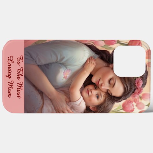 最も愛するママの電話ケースに1 Case-Mate iPhoneケース (裏面 (横))