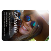 最も愛する叔母さん、おばさん定義スクリプト写真 マグネット (横)