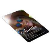 最も愛する叔母さん、おばさん定義スクリプト写真 マグネット (右側)