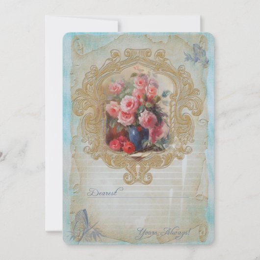 最も愛する方へ - 招待状 / 白紙のカード (正面)