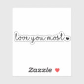 最も愛する白黒ハート シール (シート)