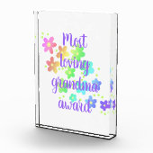 最も愛する祖母の賞フローラフォトブロック フォトブロック (右)