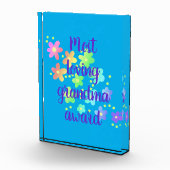 最も愛のおばあちゃん賞フローラフォトブロック フォトブロック (右)