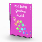 最も愛のおばあちゃん賞フローラフォトブロック フォトブロック (右)