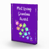 最も愛のおばあちゃん賞フローラフォトブロック フォトブロック (右)