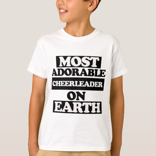 最も愛らしいチアリーダー Tシャツ (正面)