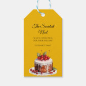 最も愛らしいノエル エレガントなクリスマスギフトタグ | スタイリッシュ ギフトタグ (正面)