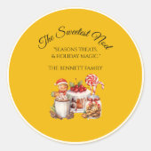 最も愛らしいノエル エレガントなクリスマス シール (正面)