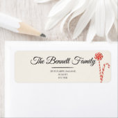 最も愛らしいノエル クリスマス 返送先ラベル ラベル (インサイチュ)