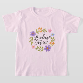 最も愛らしいママ キッズTシャツ Tシャツ