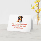 最も愛情深い生き物 カード (黄色い花)