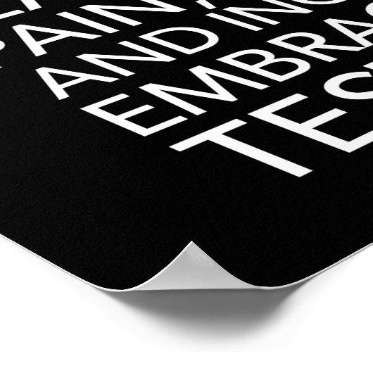 最も抵抗する道やる気を起こさせる- ポスター (角)