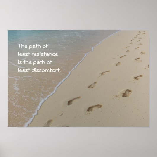 最も抵抗の少ないポスターのパス ポスター (正面)