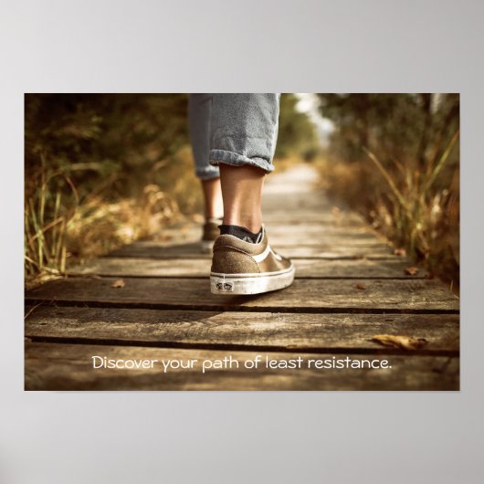 最も抵抗の少ないポスターのパス ポスター (正面)