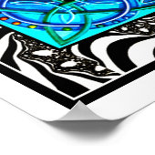 最も抵抗の少ない道を迷路にする ポスター (角)