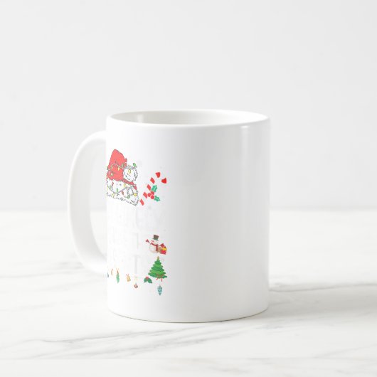最も揺れる可能性が高い家族の一致クリスマス コーヒーマグカップ (正面左)