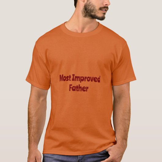 最も改善された父親 Tシャツ (正面)