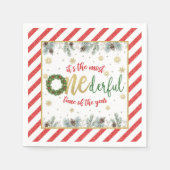 最も早い時期(リース) スタンダードカクテルナプキン (正面)