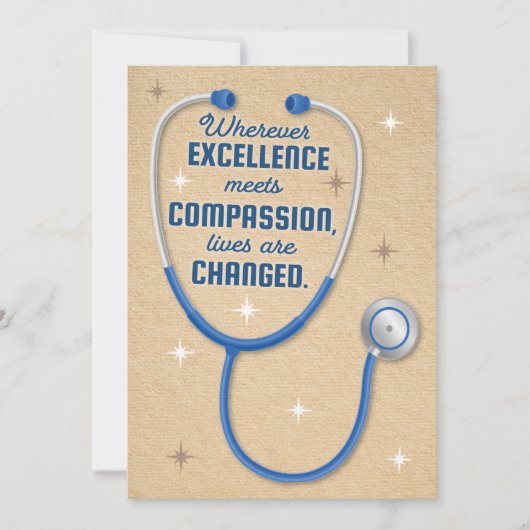 最も明るい医者は車に値す感謝している カード (正面)