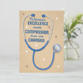 最も明るい医者は車に値す感謝している カード (スタンド正面)
