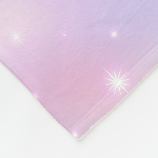 最も明るい星の魔法のユニコーンプリンセスファイル フリースブランケット (角)