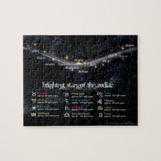 最も明るい星の〔占星術の〕十二宮図パズル ジグソーパズル