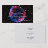 最も明るい超新星の宇宙の写真 名刺 (正面/裏面)