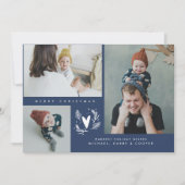 最も暖かい休日の願いあなたの家族の写真を追加 (正面)