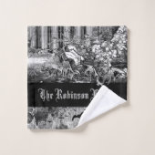 最も暗いゴシック様式のヴァンパイア地下墓地こうもりゴシック バスタオルセット (ウォッシュタオル)