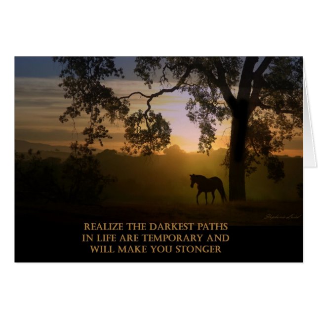 最も暗いパスは、より強いカードを作成 (正面横)