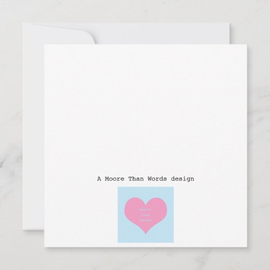 最も暗い夜でもグリーティングカードは終わる カード (裏面)