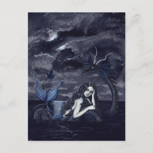 最も暗い夜のはがき ポストカード (正面)