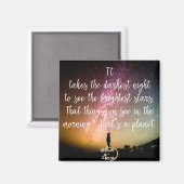 最も暗い夜磁石 マグネット (正面/裏面)