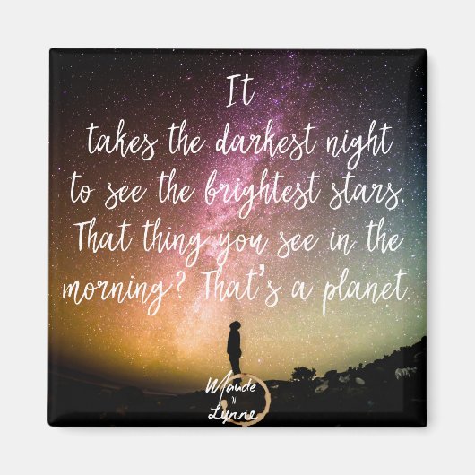 最も暗い夜磁石 マグネット (正面)