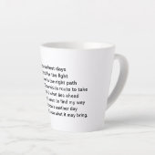 最も暗い日のコーヒーマグ カフェラテマグ (右アングル)