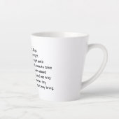 最も暗い日のコーヒーマグ カフェラテマグ (右)