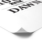 最も暗い時間は明け方の直前だ ポスター (角)