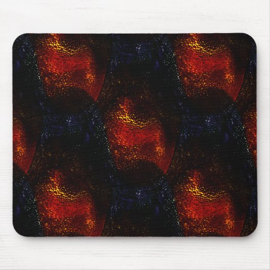 最も暗い素朴カーブで赤いテクスチャを消化する マウスパッド (正面)