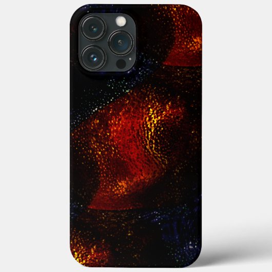 最も暗い素朴カーブで赤いテクスチャを消化する Case-Mate iPhoneケース (裏面)