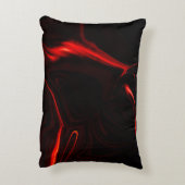 最も暗い赤い基金の赤い曲線または起伏 アクセントクッション (裏面(縦))