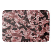 最も暗い赤の上に浮いている銅または岩のブレード バスマット (正面)