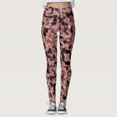 最も暗い赤の上に浮いている銅または岩のブレード レギンス (正面)