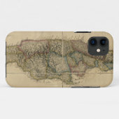 最も最近の調査の地図(1775年)からのジャマイカ Case-Mate iPhoneケース (裏面(横))