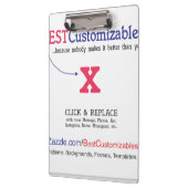 最も最高のでカスタマイズ可能なギフトのテンプレート クリップボード (左)