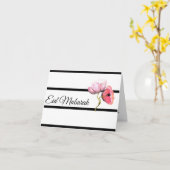 最も最高のでシックな水彩画のケシの幸せなeidムバラク カード (黄色い花)